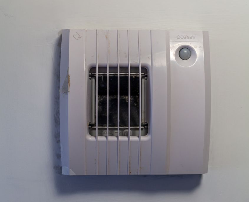 Close up shot of Demand control ventilation unit